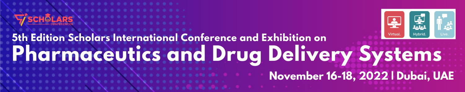 Scholars International Conference and Exhibition on Pharmaceutics and Drug Delivery Systems